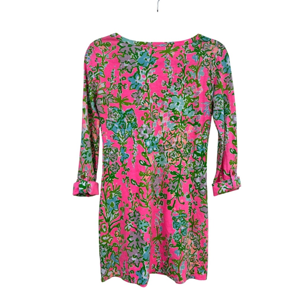 Lilly Pulitzer Palmetto Short Dress, 3/4 Sleeves, Sz XXS - Picture 2 of 8